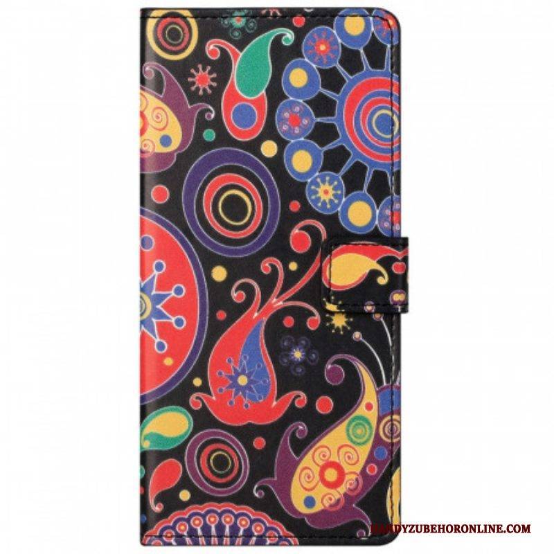 Flip Case Für Google Pixel 6A Galaxy-muster