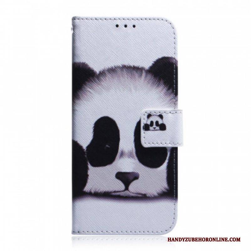 Flip Case Für Honor 50 Lite Panda-gesicht