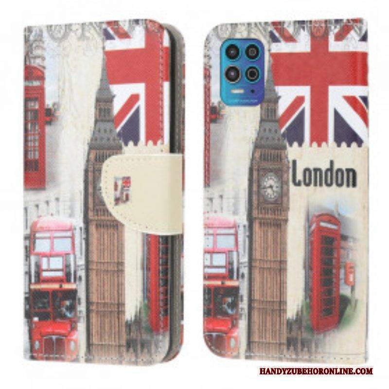 Flip Case Für Moto G100 Londoner Leben