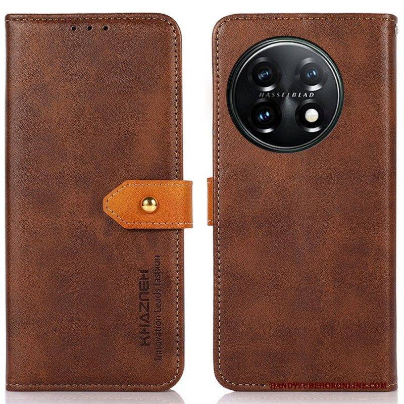 Flip Case Für OnePlus 11 5G Khazneh Mit Riemen