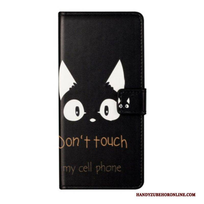 Flip Case Für OnePlus Nord 2 5G Berühren Sie Nicht Mein Handy