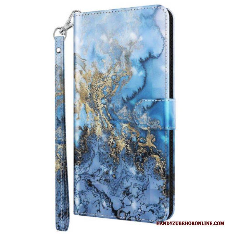 Flip Case Für Oppo A54 5G / A74 5G Mit Kordel Tanga-kunst