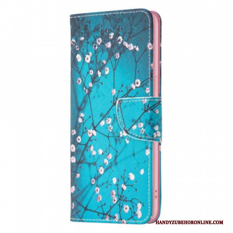 Flip Case Für Oppo Find X5 Baummalerei
