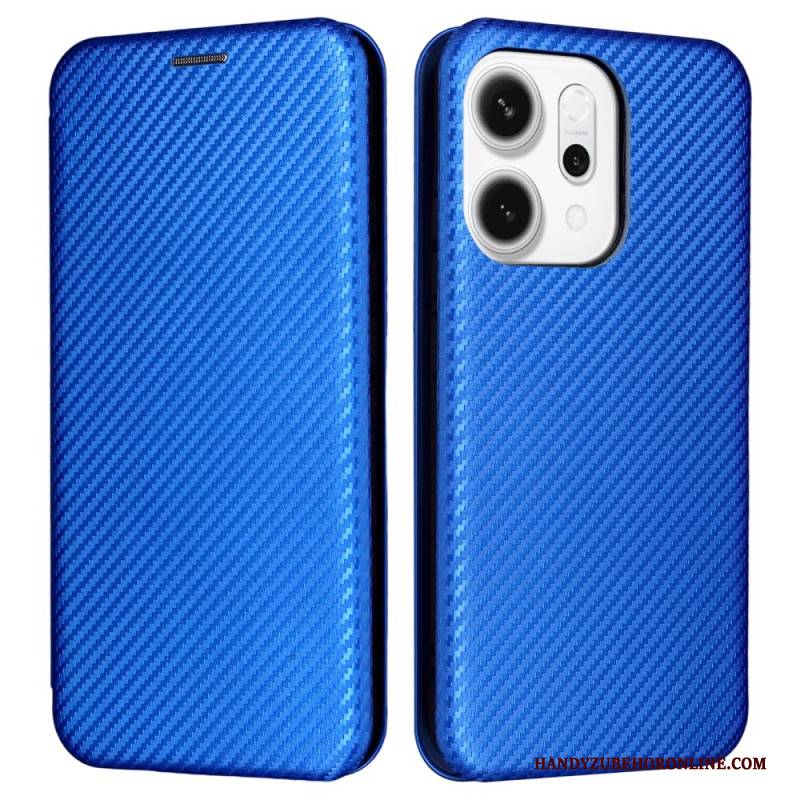 Flip Case Für Oppo Reno 14 5g Carbonfaser