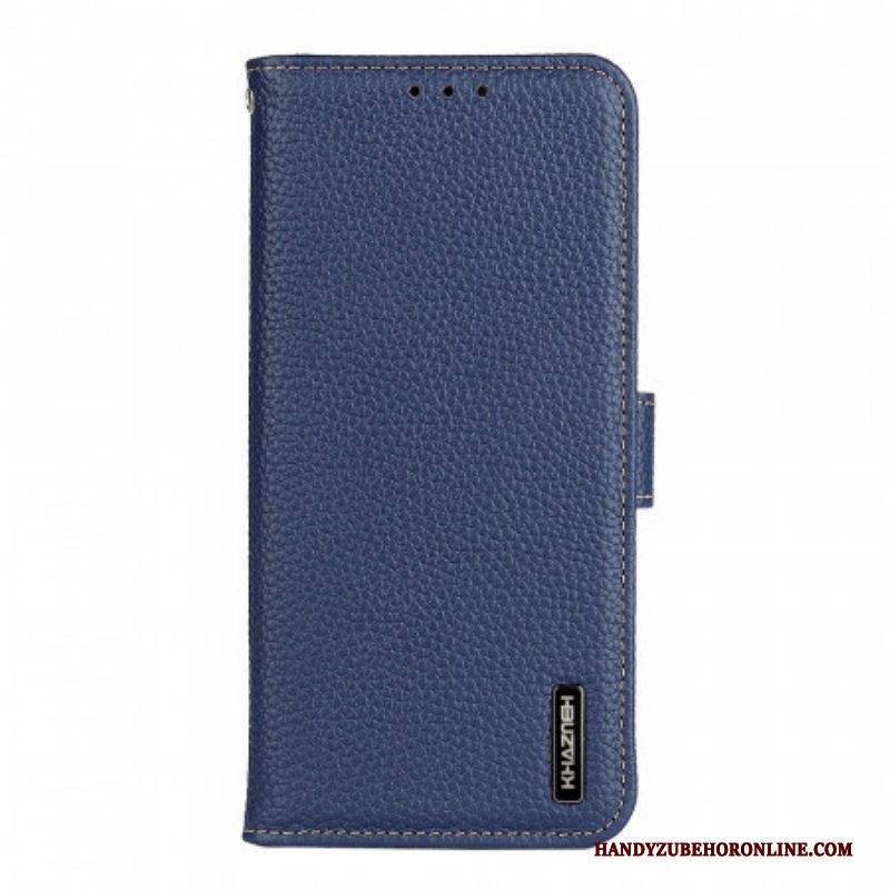 Flip Case Für Oppo Reno 6 Pro 5G Khazneh Litschi-leder