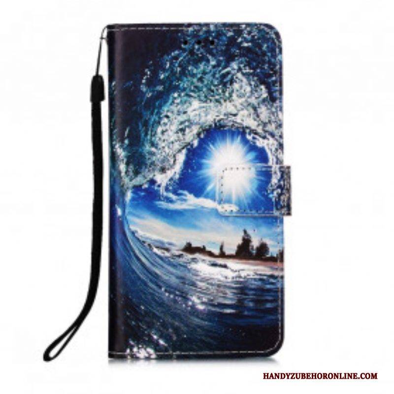 Flip Case Für Poco M3 Mit Kordel Daydreams Schlüsselband Landschaft