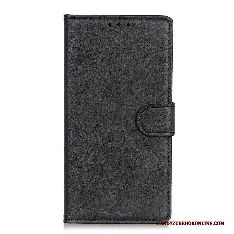 Flip Case Für Poco M3 Retro-mattledereffekt