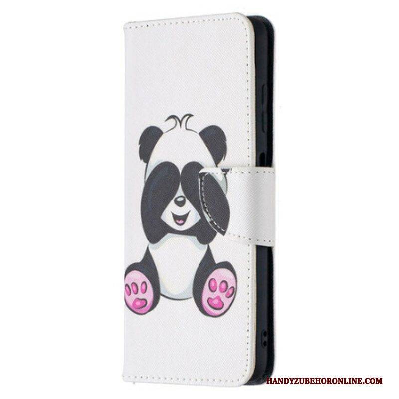 Flip Case Für Poco X3 / X3 Pro / X3 NFC Panda-spaß