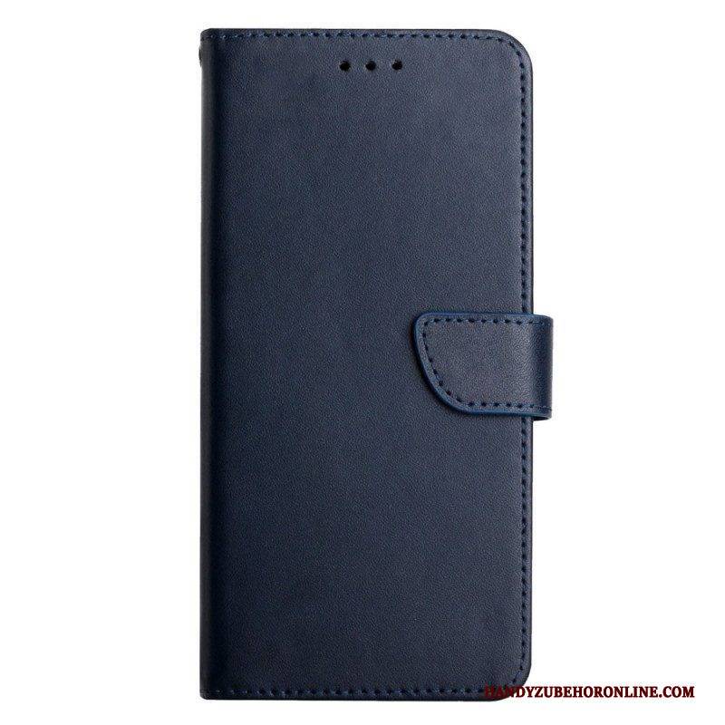 Flip Case Für Poco X4 GT Echtes Nappaleder