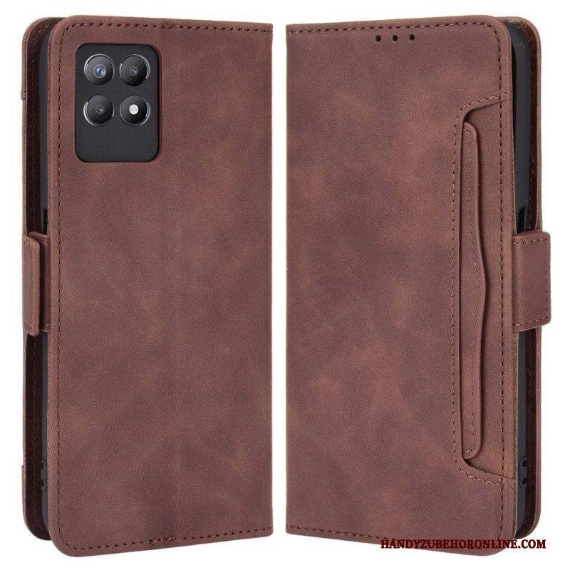 Flip Case Für Realme 8i Multi-card Premier Class