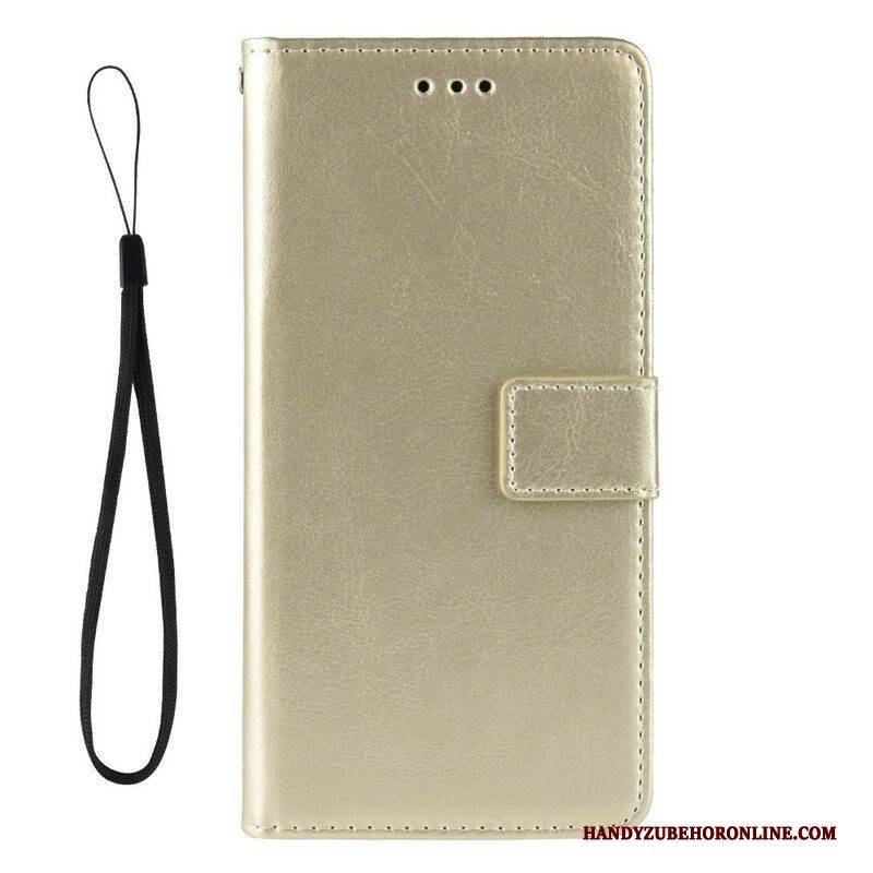 Flip Case Für Realme C11 Auffälliges Kunstleder