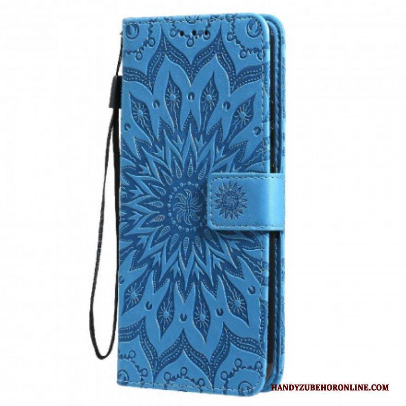 Flip Case Für Realme C21 Sonnenblume