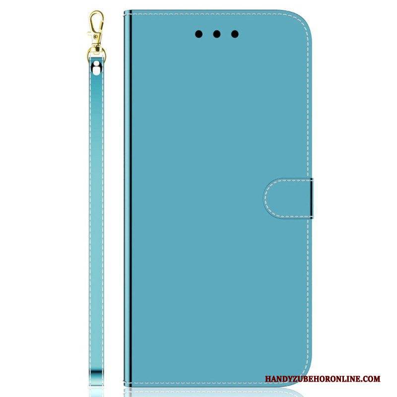Flip Case Für Realme C31 Aus Kunstleder Mit Riemen