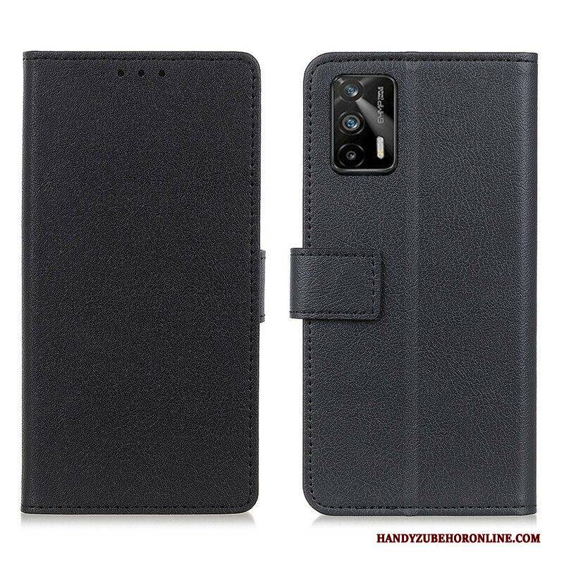 Flip Case Für Realme GT 5G Klassischer Ledereffekt