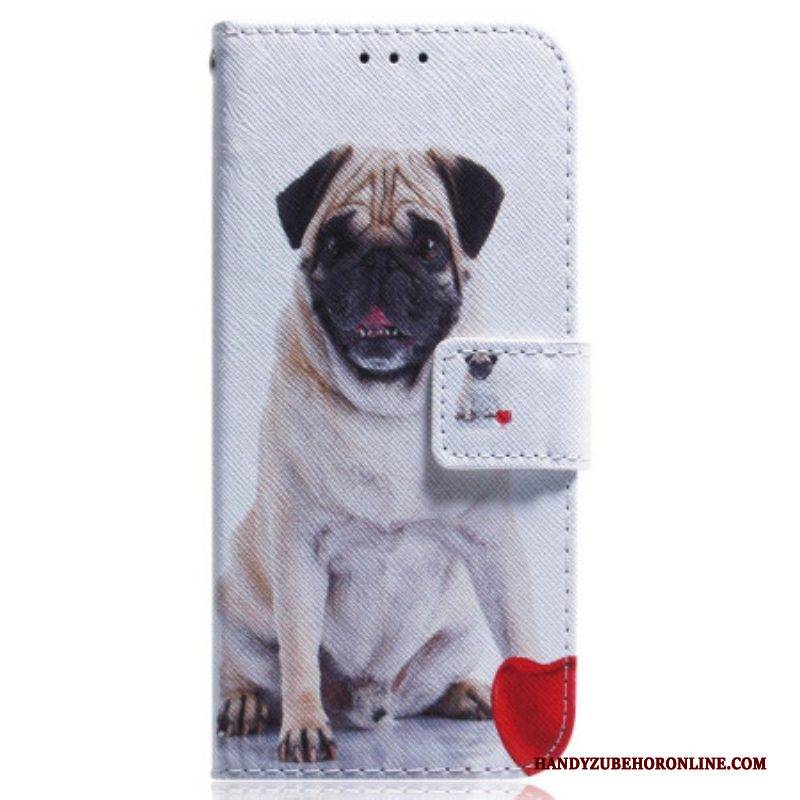 Flip Case Für Realme GT Neo 3 Handschuh Mops