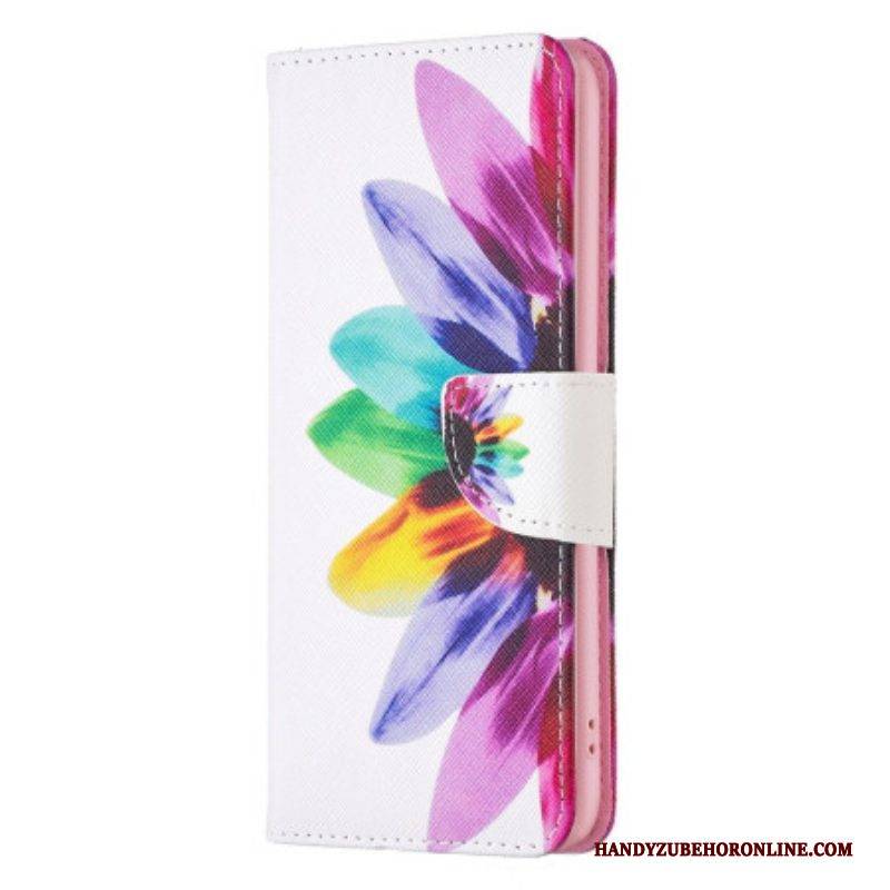 Flip Case Für Realme GT Neo 3 Mehrfarbige Sonnenblume