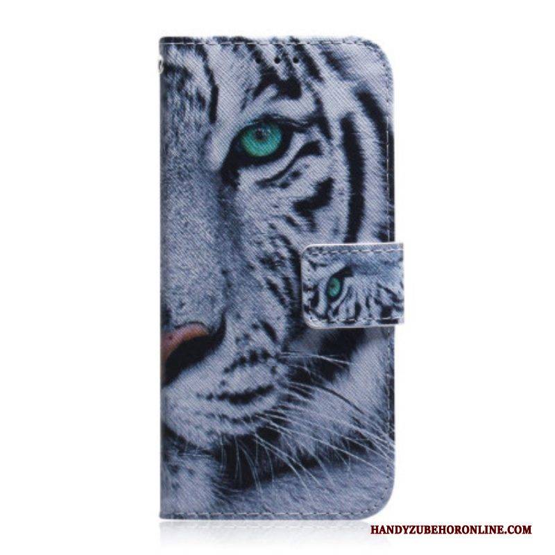 Flip Case Für Realme GT Neo 3 Schneetiger