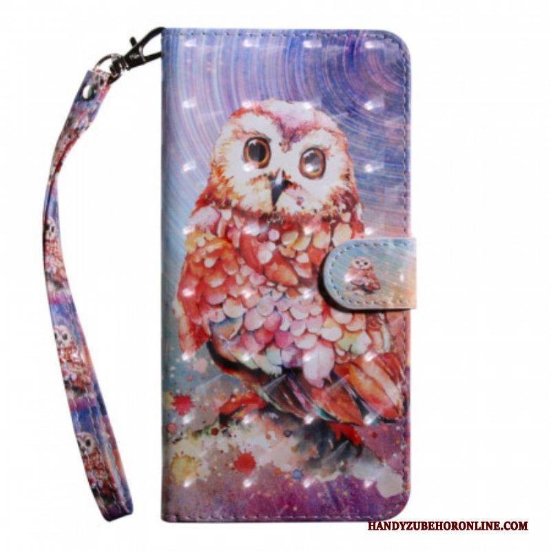 Flip Case Für Samsung Galaxy A13 5G / A04s Eule. Der Maler