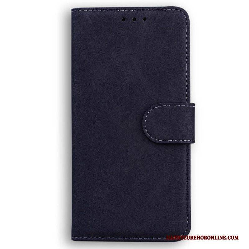 Flip Case Für Samsung Galaxy A14 / A14 5G Freiliegende Nähte