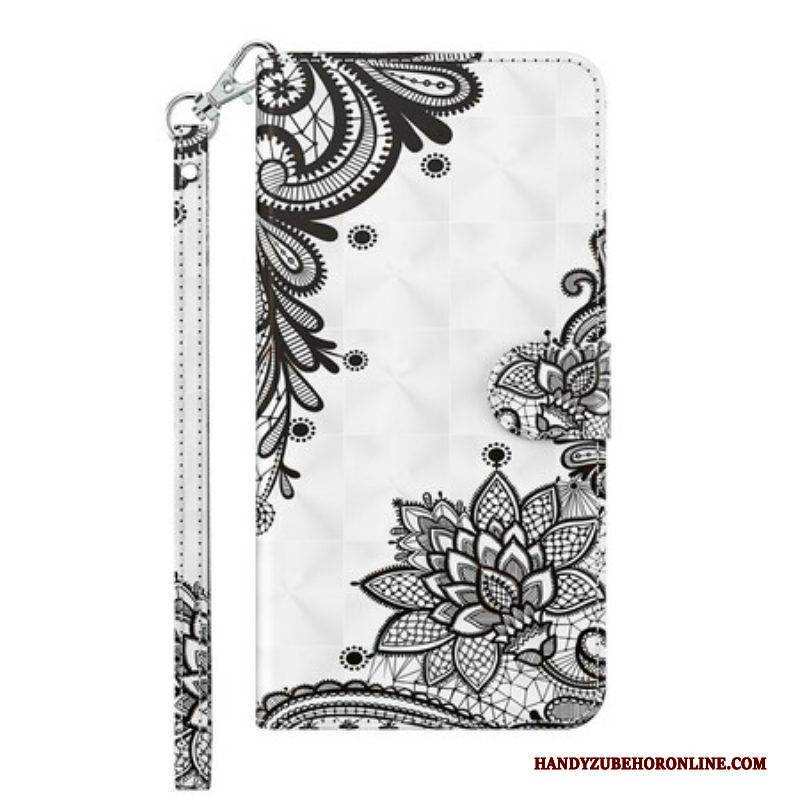 Flip Case Für Samsung Galaxy M12 / A12 Schicke Spitze