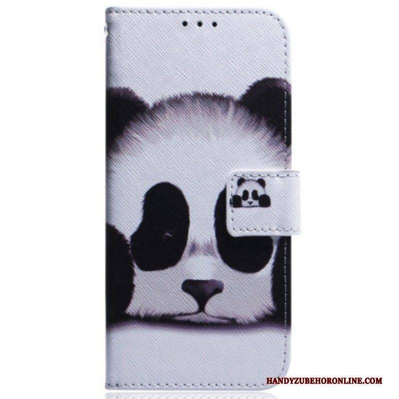 Flip Case Für Samsung Galaxy M13 Mit Kordel Riemchenpanda