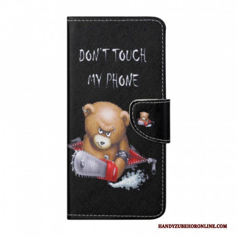 Flip Case Für Samsung Galaxy M23 5G Bär Fass Mein Telefon Nicht An