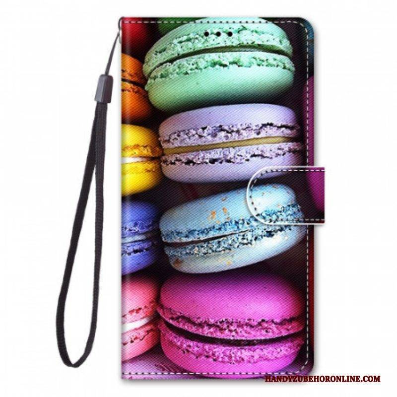 Flip Case Für Samsung Galaxy M23 5G Macarons