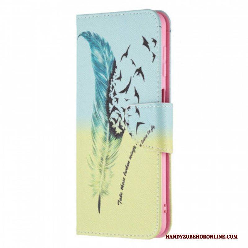 Flip Case Für Samsung Galaxy M32 Fliegen Lernen
