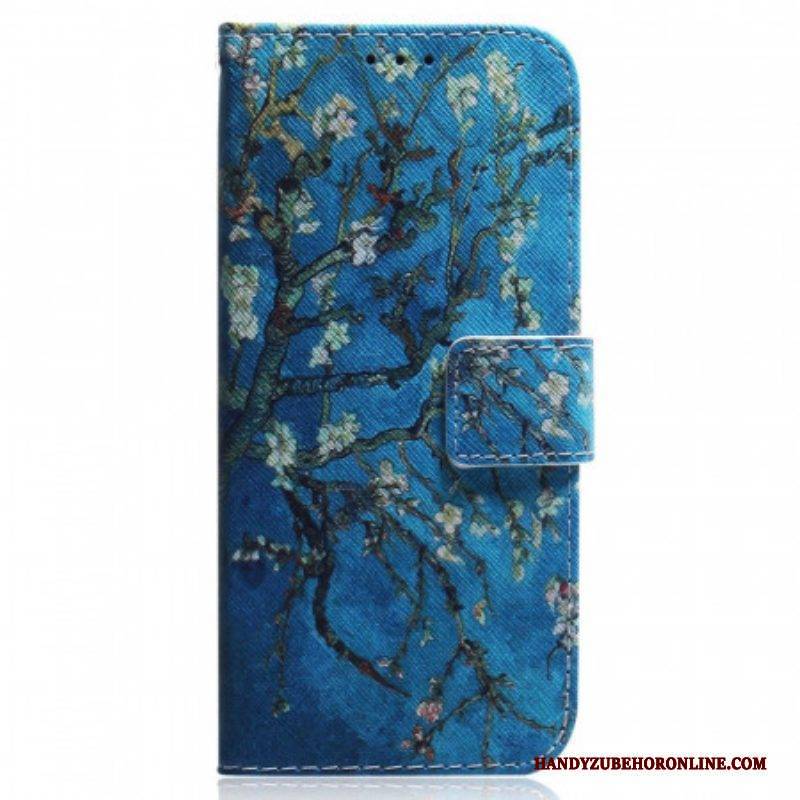 Flip Case Für Samsung Galaxy M33 5G Blühende Zweige