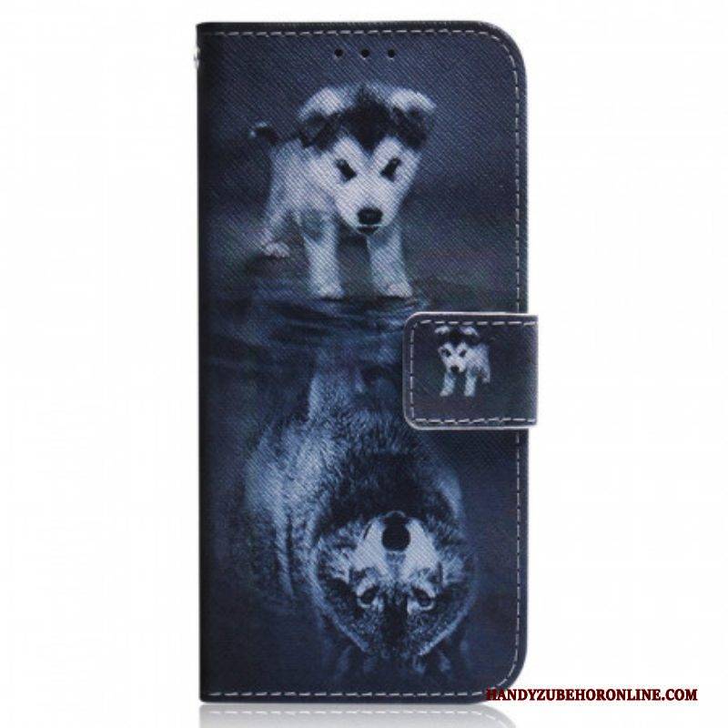 Flip Case Für Samsung Galaxy M33 5G Welpentraum