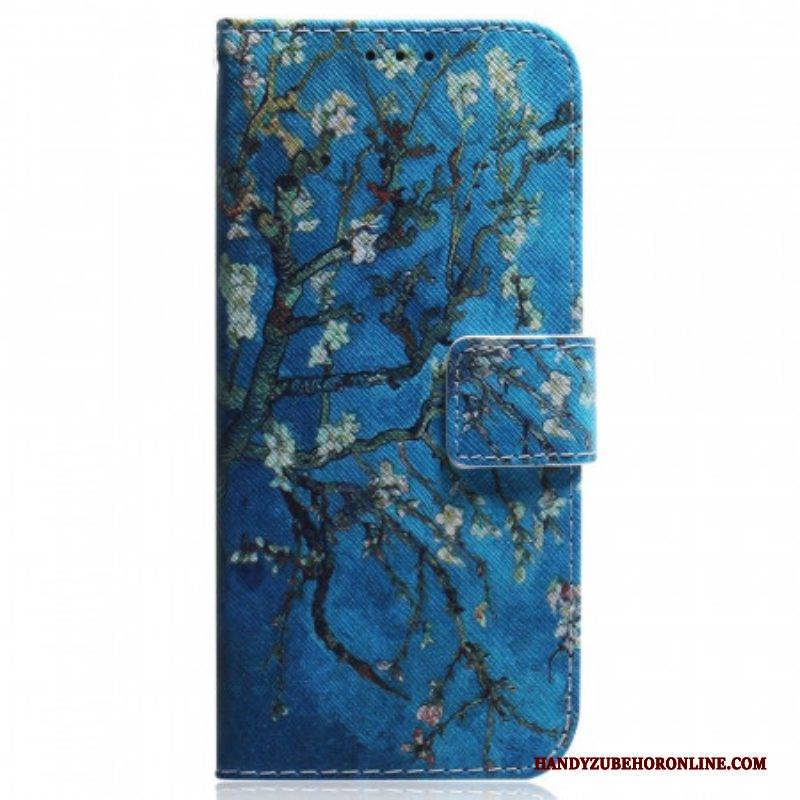 Flip Case Für Samsung Galaxy M53 5G Blühende Zweige