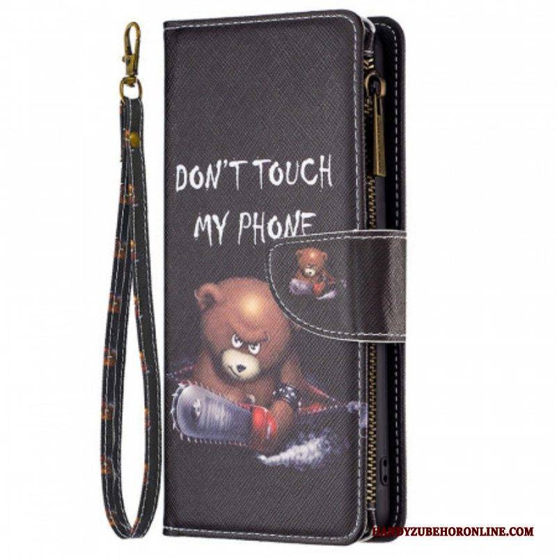 Flip Case Für Samsung Galaxy M53 5G Brieftasche Bären-geldbörse