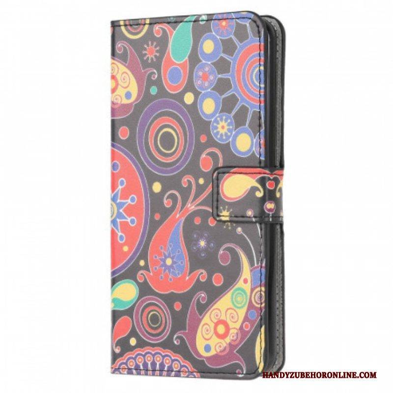 Flip Case Für Samsung Galaxy M53 5G Galaxy-muster