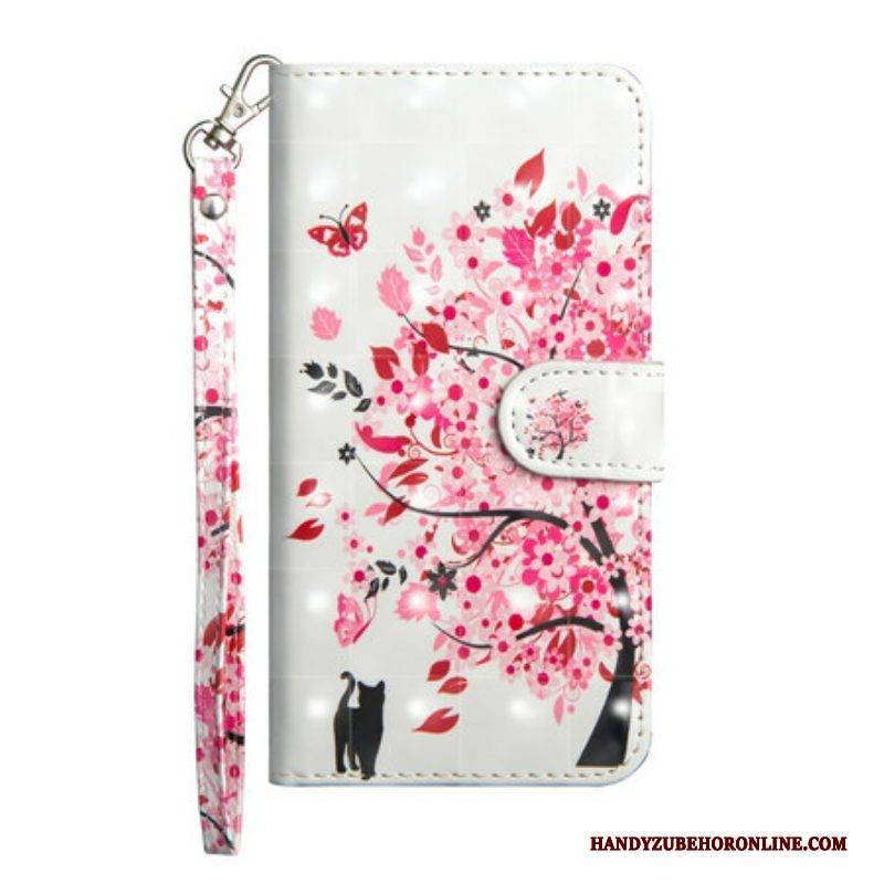 Flip Case Für Samsung Galaxy Note 20 Ultra Rosa Baum