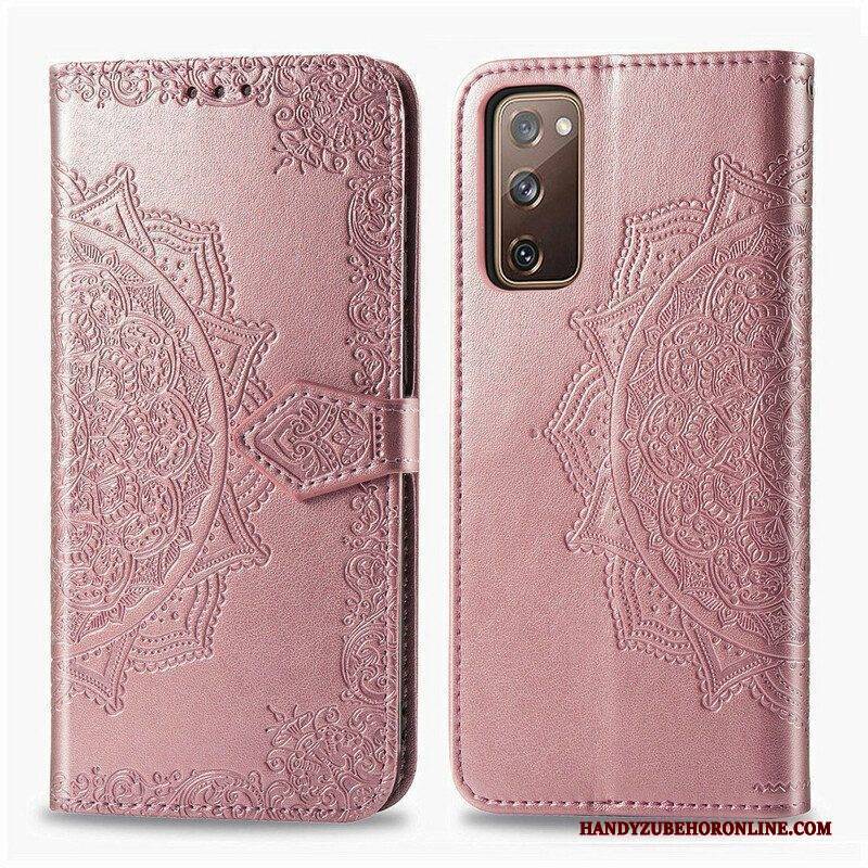 Flip Case Für Samsung Galaxy S20 FE Mandala-mittelalter