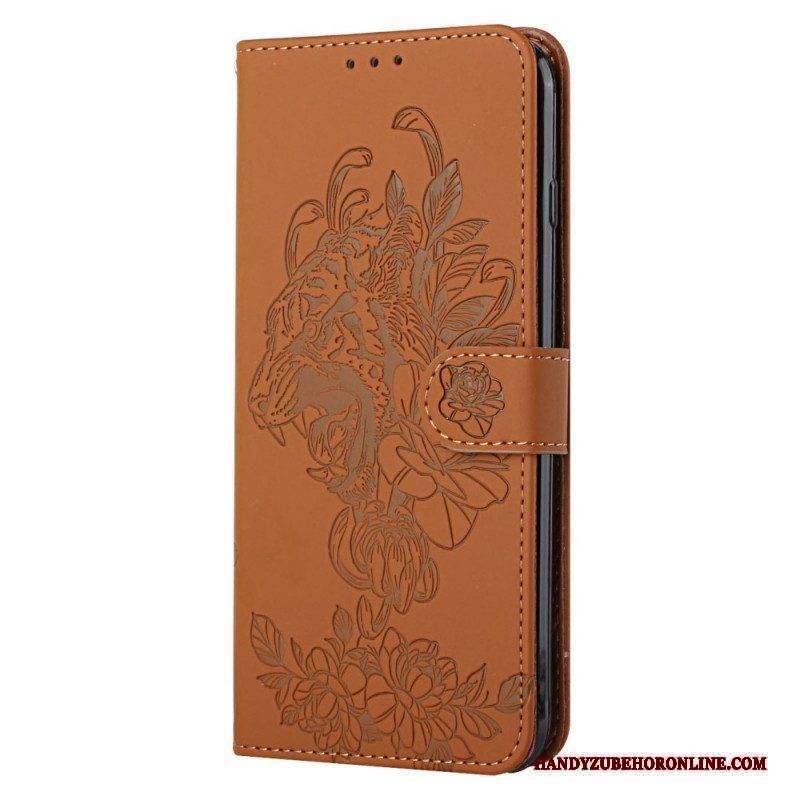 Flip Case Für Samsung Galaxy S20 Plus / S20 Plus 5G Mit Kordel Barocker Riemchentiger