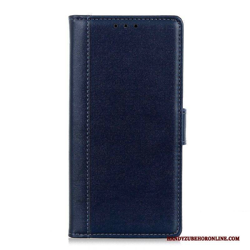 Flip Case Für Samsung Galaxy S21 5G Stil: Leder-eleganz