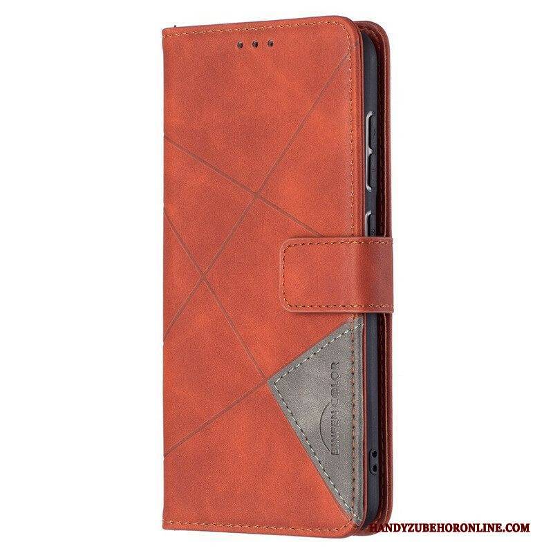 Flip Case Für Samsung Galaxy S21 FE Binfen-farbdreiecke