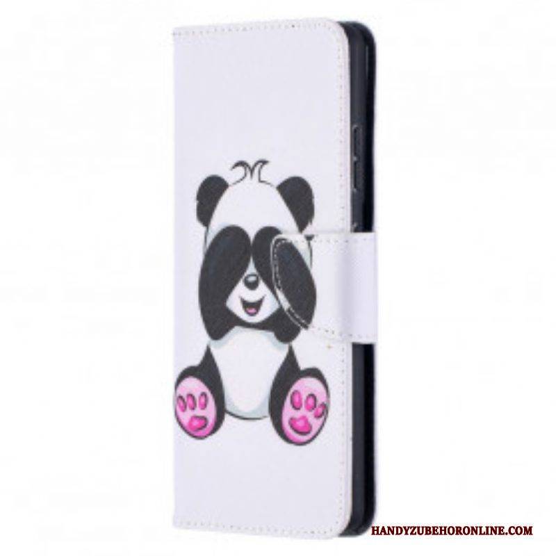 Flip Case Für Samsung Galaxy S21 Ultra 5G Panda-spaß