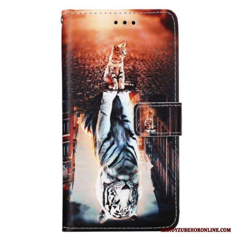 Flip Case Für Samsung Galaxy S23 Ultra 5G Kätzchen