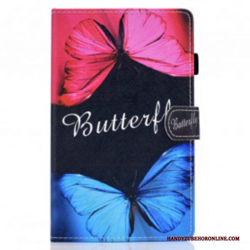 Flip Case Für Samsung Galaxy Tab A7 (2020) Schmetterling