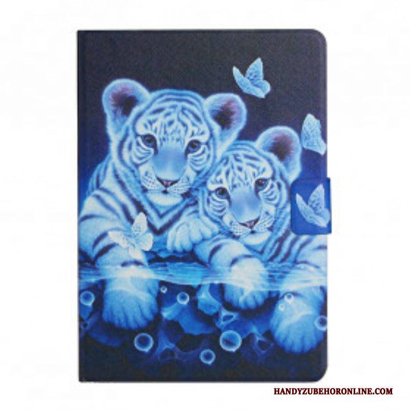 Flip Case Für Samsung Galaxy Tab A7 (2020) Tiger