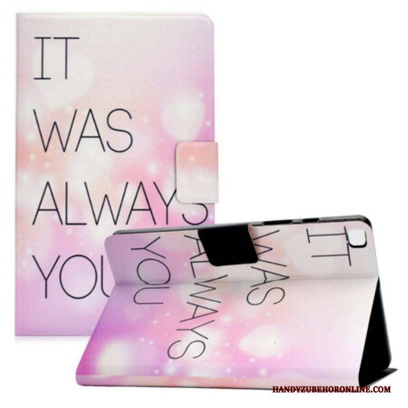 Flip Case Für Samsung Galaxy Tab A7 Lite Es Warst Immer Du