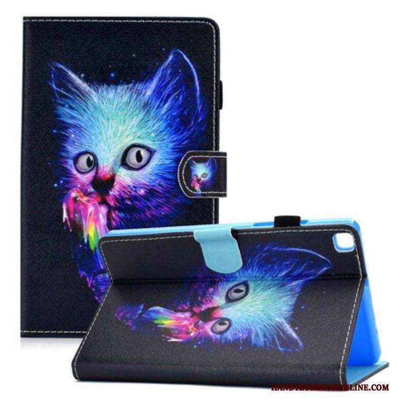 Flip Case Für Samsung Galaxy Tab A7 Lite Psychokatze