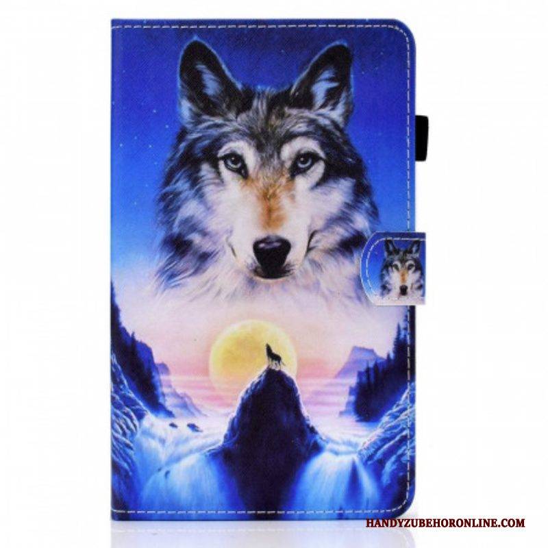 Flip Case Für Samsung Galaxy Tab A8 (2021) Bergwolf