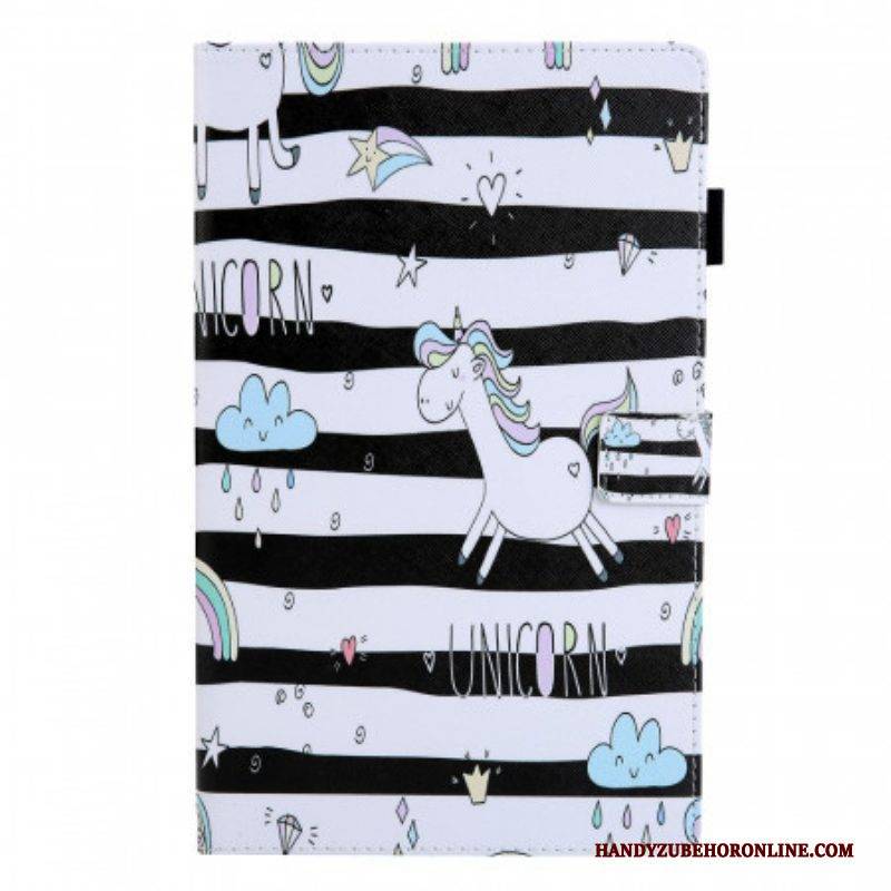 Flip Case Für Samsung Galaxy Tab A8 (2021) Einhorn