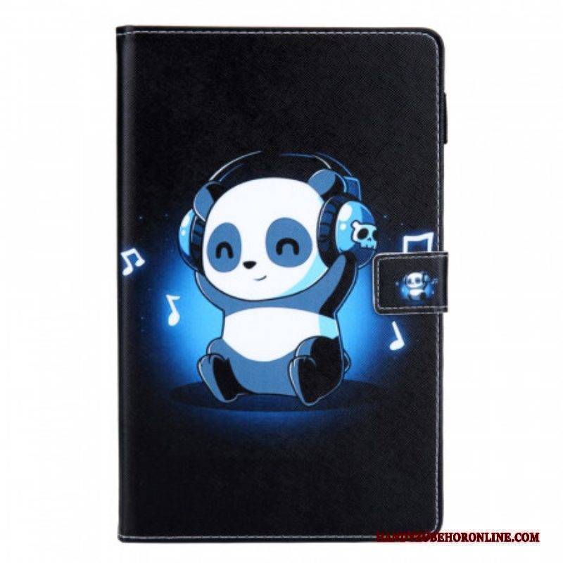 Flip Case Für Samsung Galaxy Tab A8 (2021) Funkiger Panda