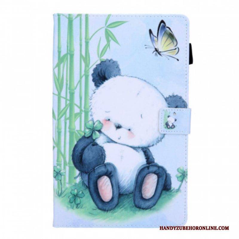 Flip Case Für Samsung Galaxy Tab A8 (2021) Panda In Der Natur