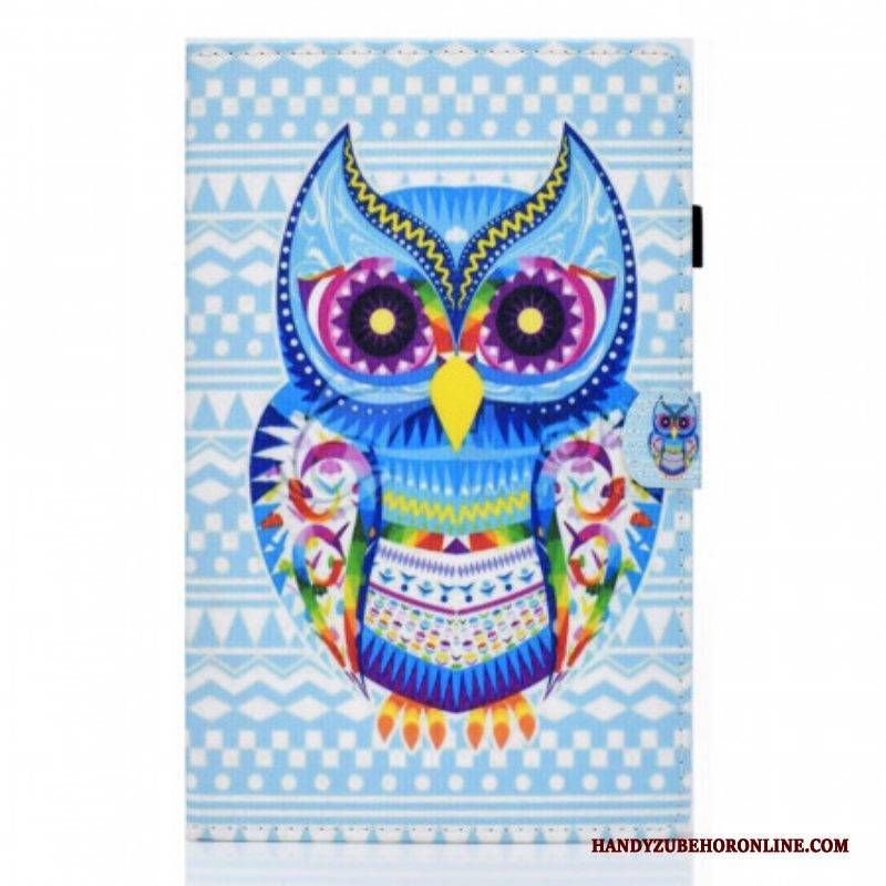 Flip Case Für Samsung Galaxy Tab A8 (2021) Stammes-eule