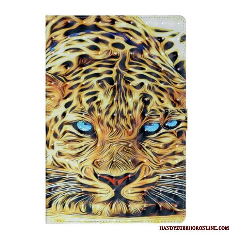 Flip Case Für Samsung Galaxy Tab S8 Plus / Tab S7 Plus Tiger-kunst